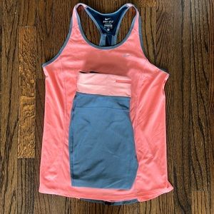 Nike Running, Jogging, or Walking Top and Capris SZ M
